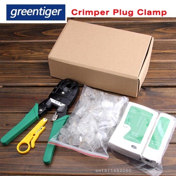 Network Cable Ethernet Kit 4 in 1 Network Crimping Plier Smart Metal Crimper Tool Network Cutting knife Tools For Home Repair